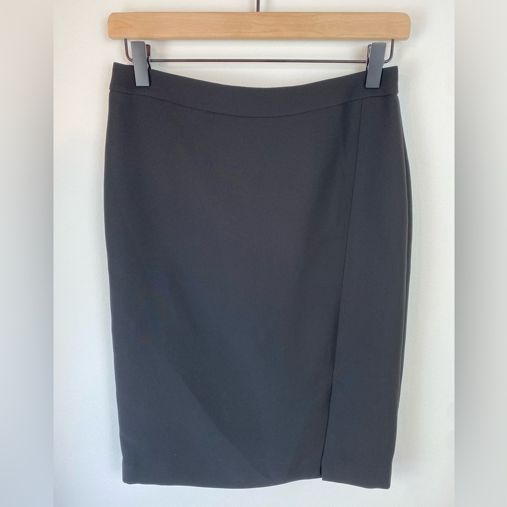 TALBOTS Petites Black Pencil Skirt | Size 2P